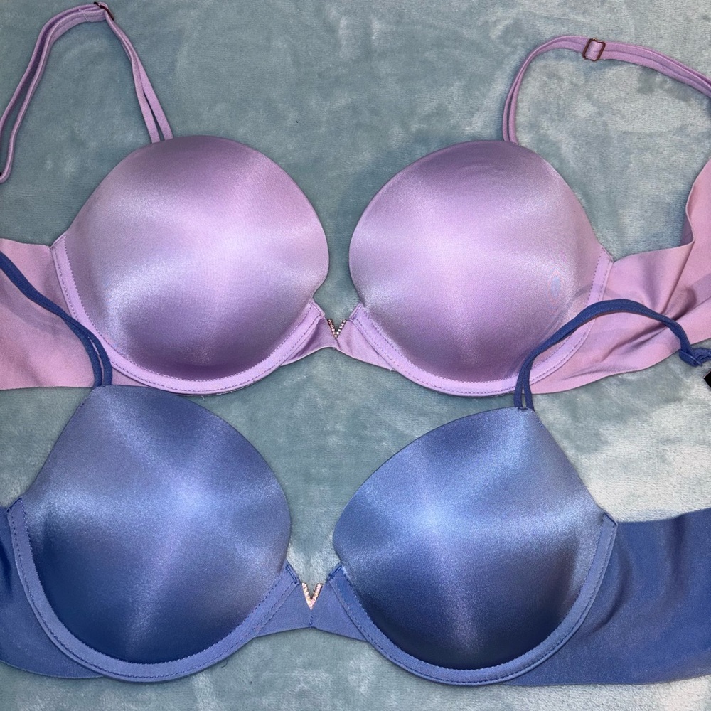Victoria’s Secret Sexy Illusions Push Up Demi Bras 32D Bundle